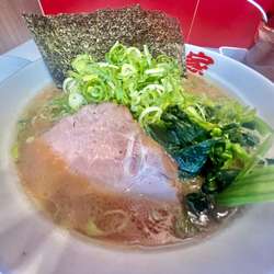 ラーメン薄め＋九条ネギ