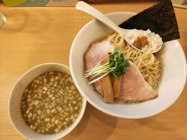 「【限定】煮干昆布水つけそば　850円」@麺屋あぶさんの写真