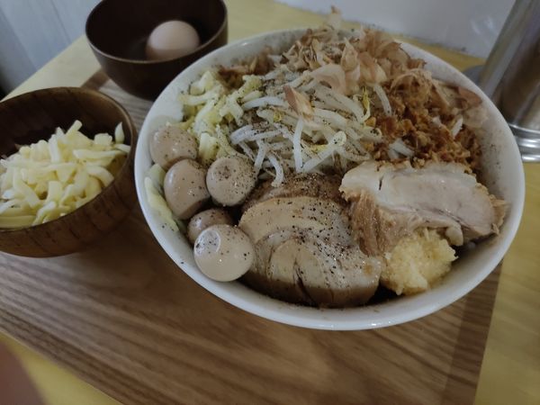 「まぜそば(ジャンク)」@らーめん おうかの写真