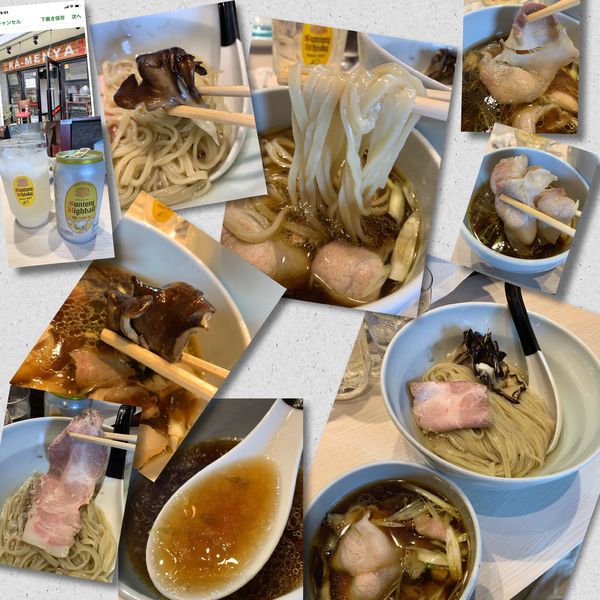 「【夏限定】黒舞茸と近江黒鶏の昆布水つけ麺1200円」@柳麺 呉田-goden-の写真