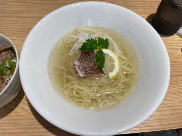 「冷やし鯛塩」@らーめんまるの写真