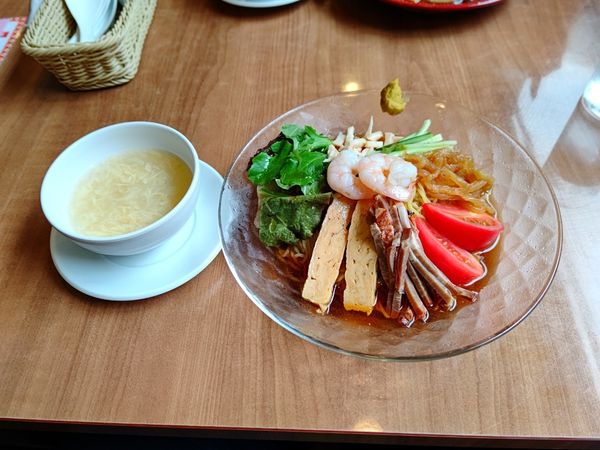 「冷やし中華(並盛)1,420円」@チャイニーズファン 高崎タカシマヤ店の写真