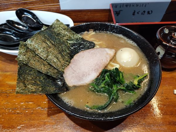 「らーめん（並）＋味玉」@らーめん友希家～縁～の写真