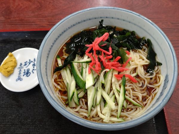 「冷し中華（やさいなし）　５００円」@砂場の写真