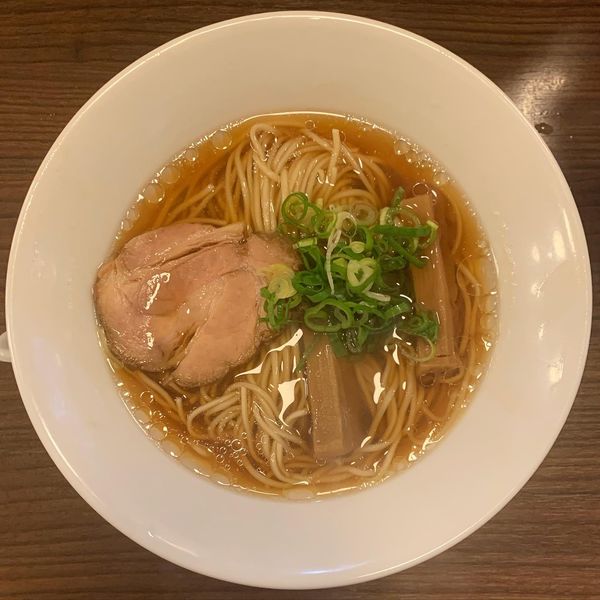 「中華そば  餃子ハーフ」@中華そばと餃子の写真