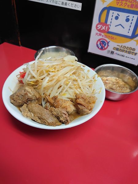 「ラーメン並+タマネギ」@ラーメンハイキックの写真