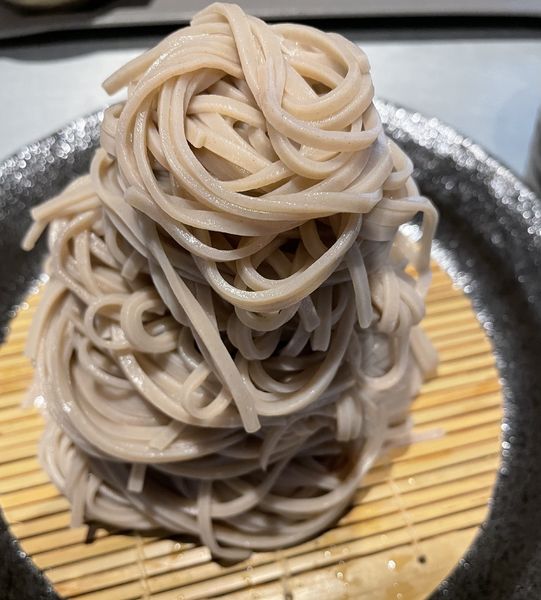 「十割盛り蕎麦」@スタンドソバサンカクの写真
