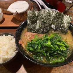 ラーメン(ほうれん草増し)