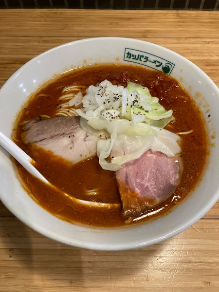 「トマトラーメン＋チーズリゾット」@カッパ64 福生店の写真