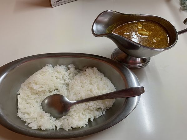 「ニンニクポークカレー(900円)」@かれーの店 うどんの写真