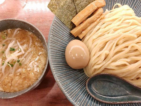 「味玉にんにくつけ麺（中盛）」@つけ麺 一合 亀戸店の写真