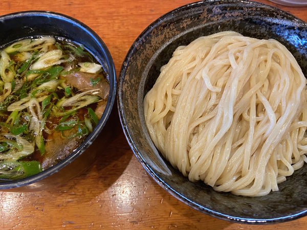 「醤油つけ麺：850円」@クラッチ ヒッターの写真