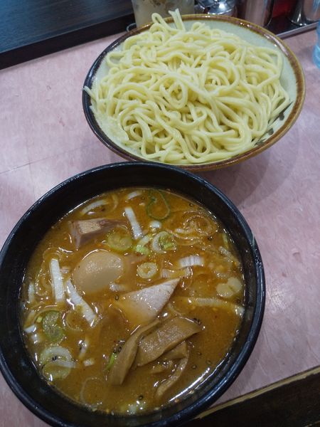 「もりそば(並)800円(麺カタメ)味噌30円」@所沢大勝軒の写真