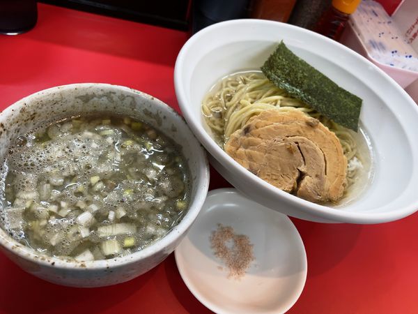 「昆布水つけ麺（細麺・中盛）」@ら～めんコジマル 宮野木店の写真
