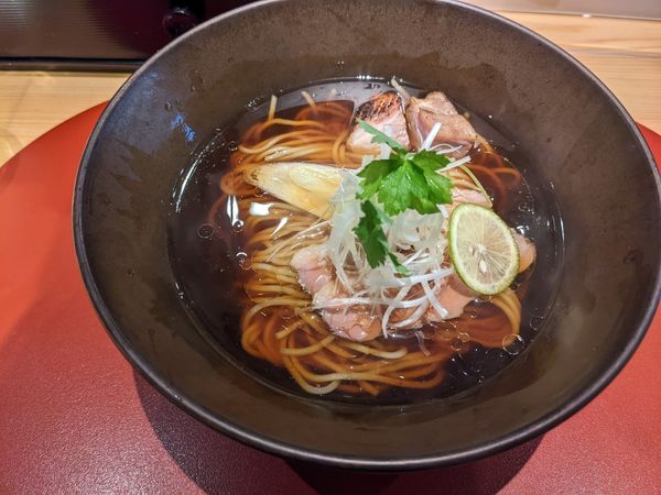 「中華そば1000円」@鴨中華そば 楓の写真