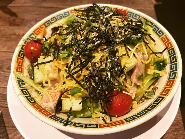 「冷やし中華」@博多とんこつ 天神旗の写真