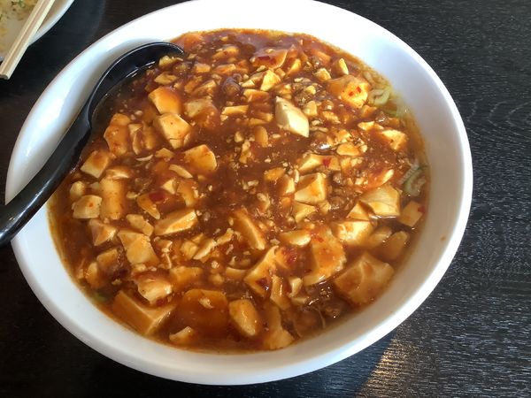 「マーボー豆腐あんかけタンメン 780円」@王朝の写真