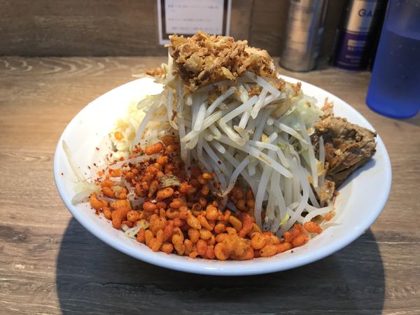 「ミニ汁なし180g 850円」@麺屋 浜一の写真