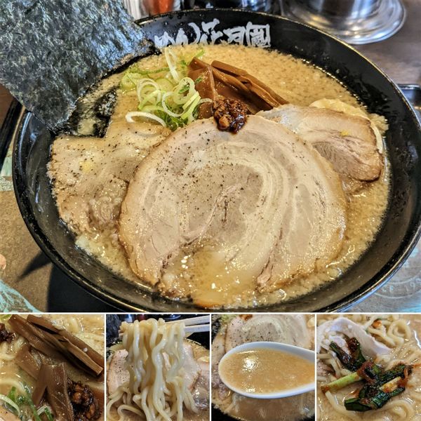 「嵐げんこつらぁめん３DX　880円」@らあめん花月嵐 浅草橋店の写真