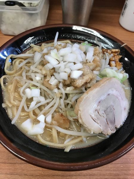 「家系二郎（並）」@横濱家系ラーメン 馬場壱家 風の陣の写真