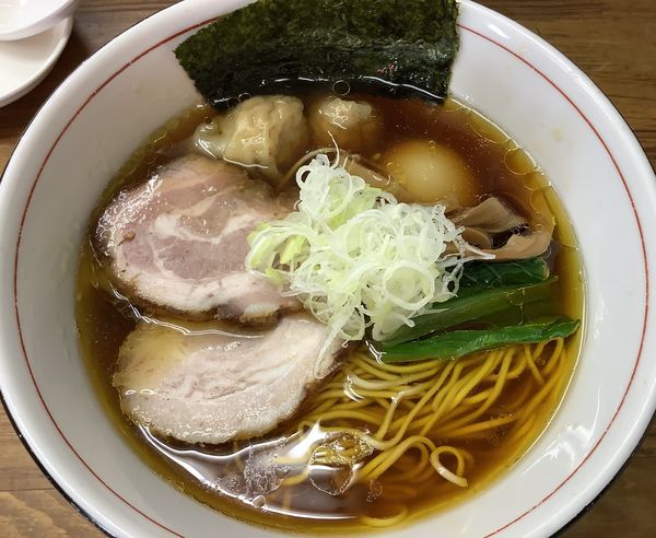「ミニラーメン　全部のせ」@らぁめん 夢の写真