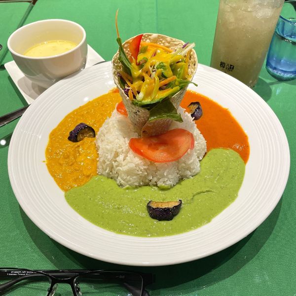 「コールドカレー３種盛り」@インド宮廷料理 Mashalの写真
