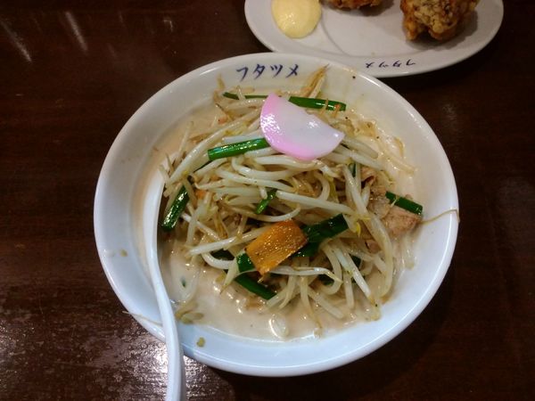 「濃厚タンメン836円＋唐揚げセット236円」@極濃湯麺 フタツメ 越戸店の写真