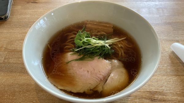 「正油ラーメン」@湖麺屋 Reel Cafeの写真