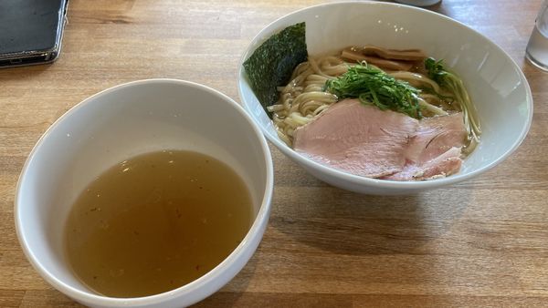 「つけめん（潮）」@湖麺屋 Reel Cafeの写真