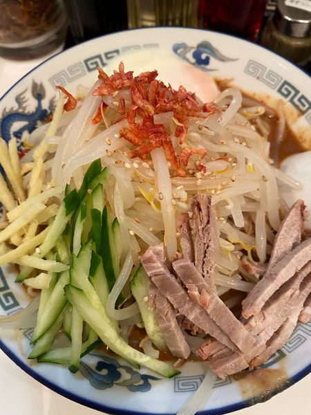 「冷製焦がし味噌らーめん」@北海道らーめん みそ熊 本店の写真