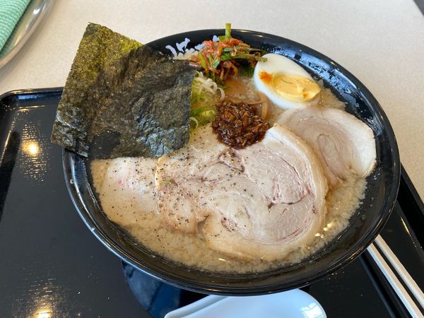 「嵐げんこつらあめん3DX880円」@らあめん花月嵐 戸塚PA店の写真