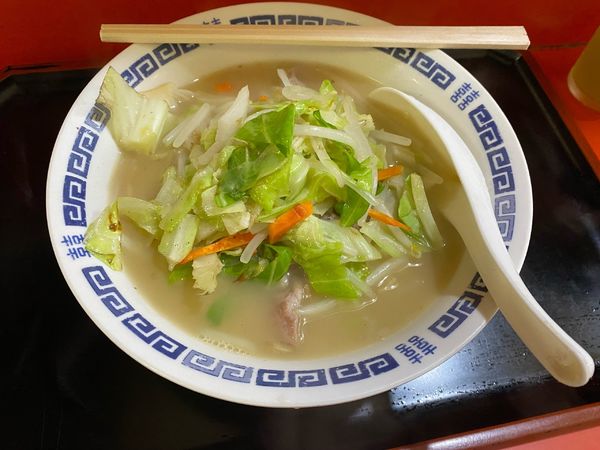 「タンメン（麺固め）750円」@大門亭 星川支店の写真