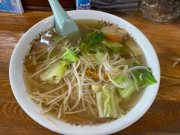 「タンメン650円」@まりも食堂の写真