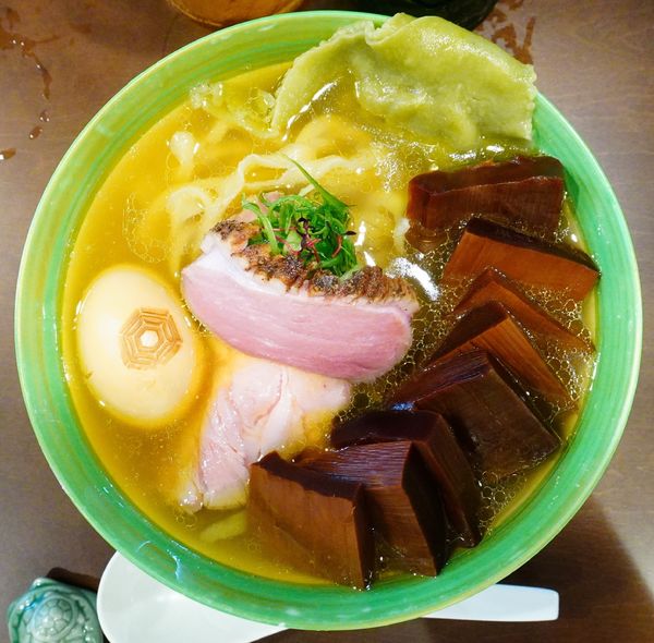 「特製手打中華蕎麦（塩）＋マシめんま＋えらべるお酒」@手打麺祭 かめ囲の写真