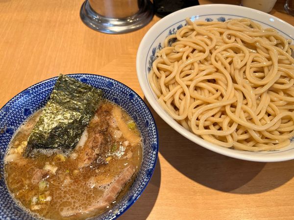 「つけ半チャーシュー　大盛」@くり山の写真