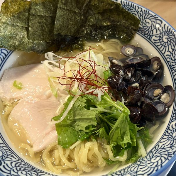 「しじみらー麺（塩）」@ラーメン 伊勢路の写真