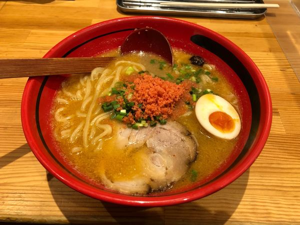 「えびみそ・そのまま　太麺」@えびそば一幻 新宿店の写真