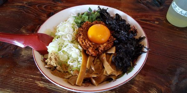 「台湾まぜそば」@水戸中華そば むじゃき食堂の写真