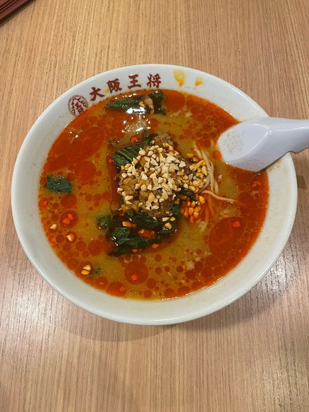 「担々麺(759円)」@大阪王将 天王町駅前店の写真