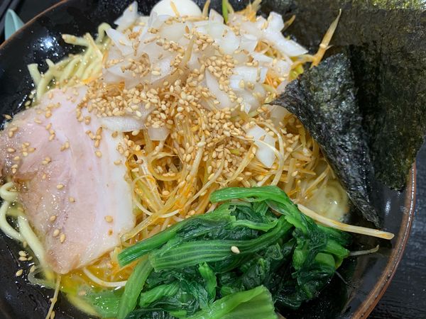 「ねぎラーメン 塩」@横浜家系ラーメン 壱角家 アリオ柏店の写真