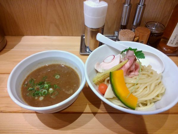 「濃厚煮干つけSOBA大盛980円」@銀座 篝 アトレ浦和店の写真