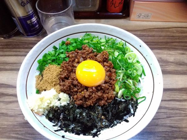 「元祖台湾まぜそば880円」@麺屋 はるか 秋葉原店の写真