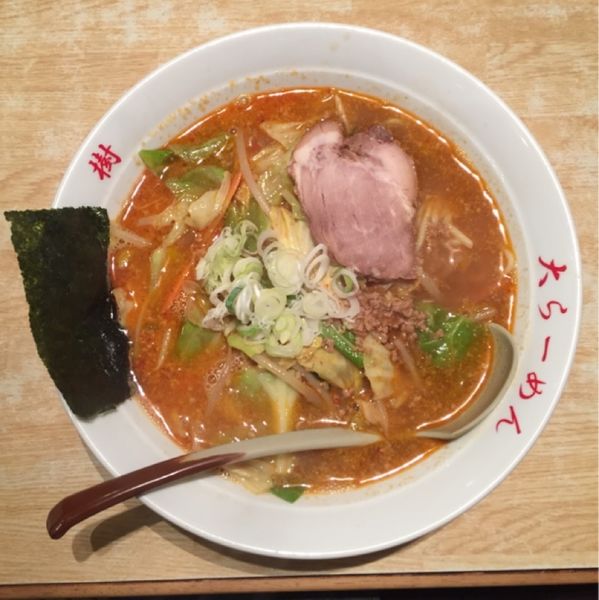 「赤い味噌ラーメン」@大らーめん 福籠の写真