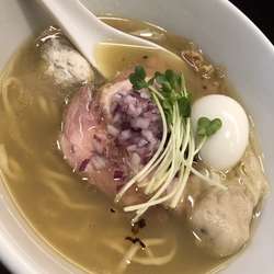 味玉塩そば1200円