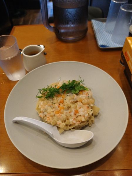 「シマエビのガトー仕立てとそのビスク　2200円」@稲荷屋の写真