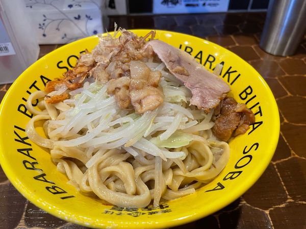 「塩まぜそば920円」@茨城豚そば 特龍 本店の写真