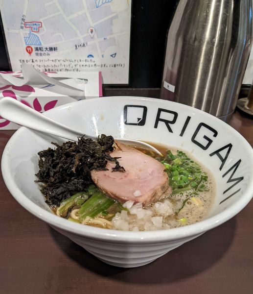 「煮干しそば」@麺屋 ORIGAMIの写真