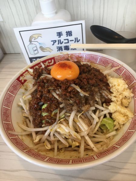 「二郎系台湾混ぜそば」@麺屋こころ 大岡山本店の写真