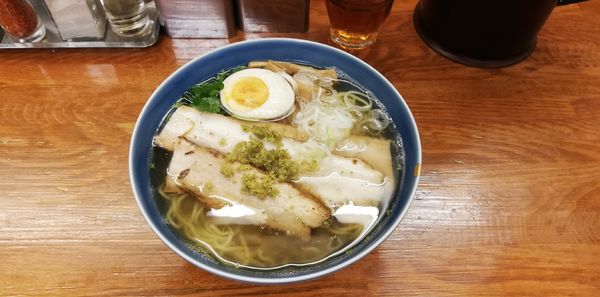 「和風柚子焼豚麺960円」@麺屋ひょっとこの写真