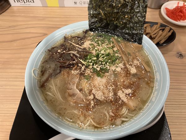 「ラーメン＋糸島メンマ」@天外天の写真
